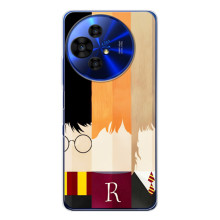 Чехлы с Гарри Поттером для TCL 50 Pro NxtPaper (AlphaPrint) (обложка Гарри Поттера)