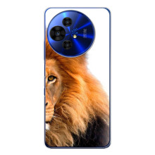 Чехлы с картинками животных TCL 50 Pro NxtPaper – Лев грива