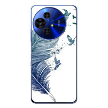 Чехол с картинкой (Стильные) для ="ТКЛ 50 Про НкстПэпер" - (AlphaPrint) – Перышко