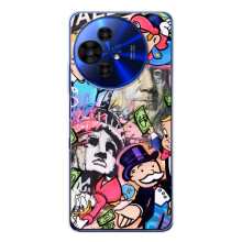 Чохли з крутими принтами для TCL 50 Pro NxtPaper - (PREMIUMPrint) (Monopoly man)