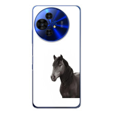 Чехлы с Лошадью дляTCL 50 Pro NxtPaper (VPrint) (Чорний кінь)