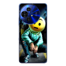 Чехол для ="ТКЛ 50 Про НкстПэпер" - (AlphaPrint) с печатью (ТОП продаж) (Парень смайл)