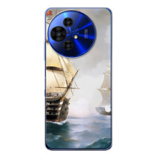 Чехол для смартфона TCL 50 Pro NxtPaper Художественное Искусство (Картина Корабли)