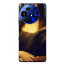 Чехол для смартфона TCL 50 Pro NxtPaper Художественное Искусство (Монна Лиза в маске)