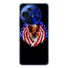 Чохол Прапор USA для TCL 50 Pro NxtPaper – Крила США