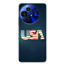 Чохол Прапор USA для TCL 50 Pro NxtPaper – USA