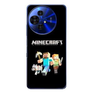 Чехол Майнкрафт на TCL 50 Pro NxtPaper (AlphaPrint) Minecraft