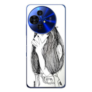 Чехол с печатью для TCL 50 Pro NxtPaper - (Мода) (AlphaPrint)