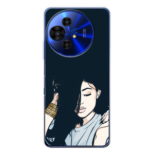 Чехол с печатью для TCL 50 Pro NxtPaper - (Мода) (AlphaPrint)