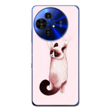 Чехол на ="ТКЛ 50 Про НкстПэпер" с Котами (VPrint) (Котик падает)