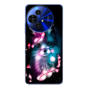 Чехол с Лисичкой для TCL 50 Pro NxtPaper – Черная Лиса