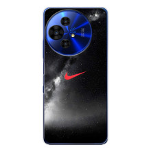 Чехол для TCL 50 Pro NxtPaper - с принтом Найк (AlphaPrint) (Найк красный)