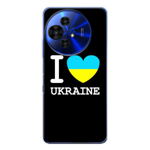 Чехол с Украинской символикой на : ТКЛ 50 Про НкстПэпер – I Love Ukraine