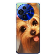 Чехол (ТПУ) Милые собачки для TCL 50 Pro NxtPaper (Йоршенский терьер)