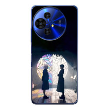 Чехлы Венсдей на TCL 50 Pro NxtPaper Уэнсдей (AlphaPrint) (Уэнздей и Инид)