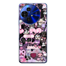 Чехол с кроликом Куроми на TCL 50 Pro NxtPaper – Коллаж Куроми