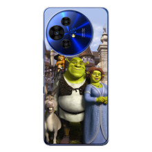 Чехол с мультфильмом Шрек на TCL 50 Pro NxtPaper – Шрек герои