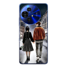 Чехол с дизайном Венздей 2 на TCL 50 Pro NxtPaper – Уэнсдей и Тайлер