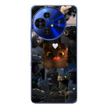 Чохол як приборкати дракона на TCL 50 Pro NxtPaper (Дракон колаж)