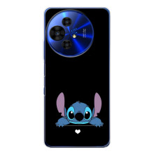 Чохол з принтом Стіч на TCL 50 Pro NxtPaper (Стіч на чорному)