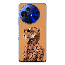 Чохол з принтом стильні тварини для ТСЛ 50 Про НxtPaper (Стильний леопард)