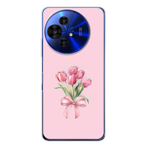 Чехол с розовым рисунком для TCL 50 Pro NxtPaper