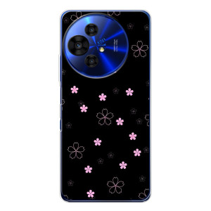 Чехол с розовым рисунком для TCL 50 Pro NxtPaper