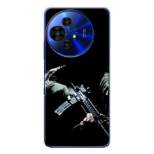 Чехол с украинским воином на TCL 50 Pro NxtPaper
