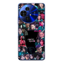 Чохол Гра в кальмара для TCL 50 Pro NxtPaper – Колаж гра кальмара