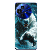 Чехол с картинкой «Хищники» для TCL 50 Pro NxtPaper – Медведь