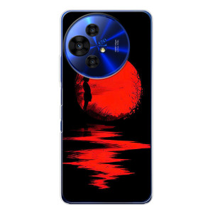 Летний Чехол на TCL 50 Pro NxtPaper – Красный Закат