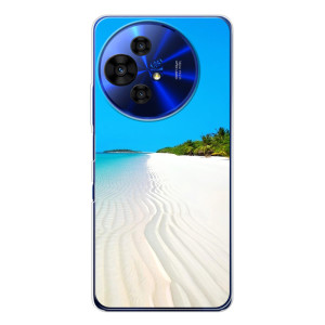 Летний Чехол на TCL 50 Pro NxtPaper – Море песок