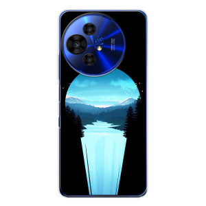 Летний Чехол на TCL 50 Pro NxtPaper – Синий Водопад