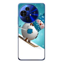 Новорічні Чохли для ТСЛ 50 Про НxtPaper (VPrint) (Сніговик на лижах)