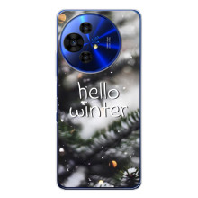 Новогодние, Праздничные Чехлы для TCL 50 Pro NxtPaper - 2024 год (Hello winter)