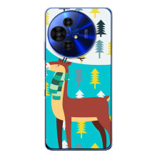 Силиконовый бампер с картинкой животных для TCL 50 Pro NxtPaper