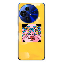 Силиконовый бампер с принтом (ПАТРИОТ) для TCL 50 Pro NxtPaper (Патриотка)