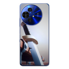 Силіконовий Чохол (атрибутика Клеш Роял) для TCL 50 Pro NxtPaper (Меч варвара)