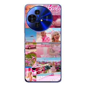 Силиконовый Чехол Барби Фильм на TCL 50 Pro NxtPaper (Барби стиль)