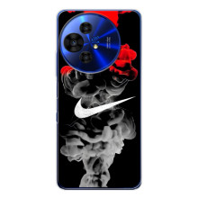 Силиконовый Чехол на TCL 50 Pro NxtPaper с картинкой Nike (Nike дым)