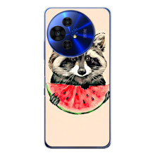 Силиконовый Чехол с Енотами на TCL 50 Pro NxtPaper