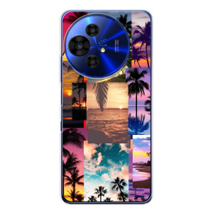 Силіконовий чохол з КАРТИНКАМИ літо для TCL 50 Pro NxtPaper (AlphaPrint)