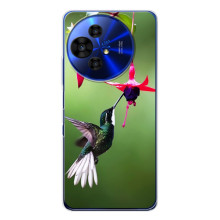 Силиконовый чехол с птичкой на TCL 50 Pro NxtPaper – Калибри
