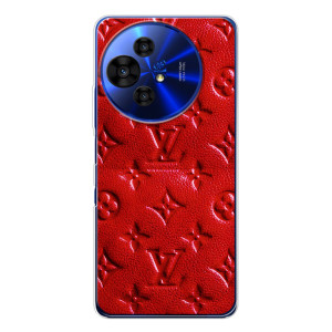 Текстурный Чехол Louis Vuitton для : ТКЛ 50 Про НкстПэпер (Красный ЛВ)