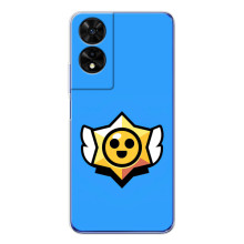 Бампер (ТПУ) з принтом Brawl Stars на ТCL 505 (Значок)
