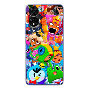 Чехлы Brawl Stars для TCL 505 (AlphaPrint)