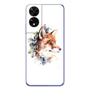 Чохли з картинкою Лисичка для TCL 505 (VPrint)