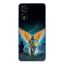 Чехлы с картинкой ЗСУ для TCL 505 (AlphaPrint) (Солдат ЗСУ)