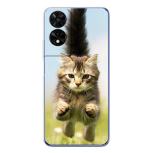 Чохли з Котиками для TCL 505 (VPrint) (Прижок кота)