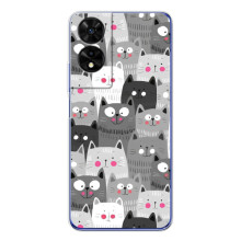 Чохли з Котиками для TCL 505 (VPrint) (Мальовані котики)